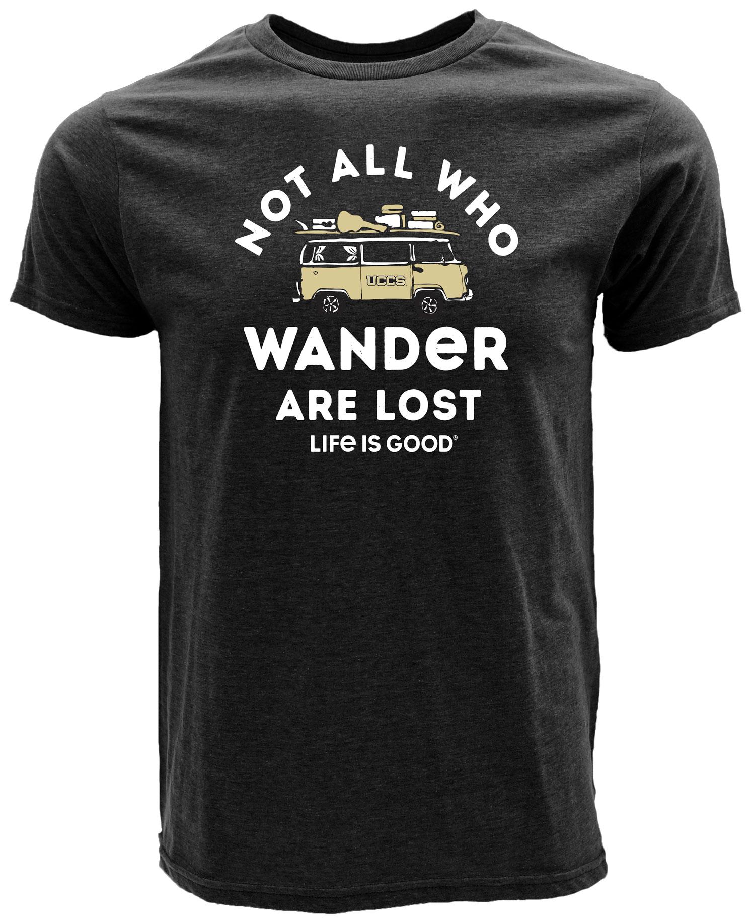 UCCS LIG Tee Not All Who Wander Bus